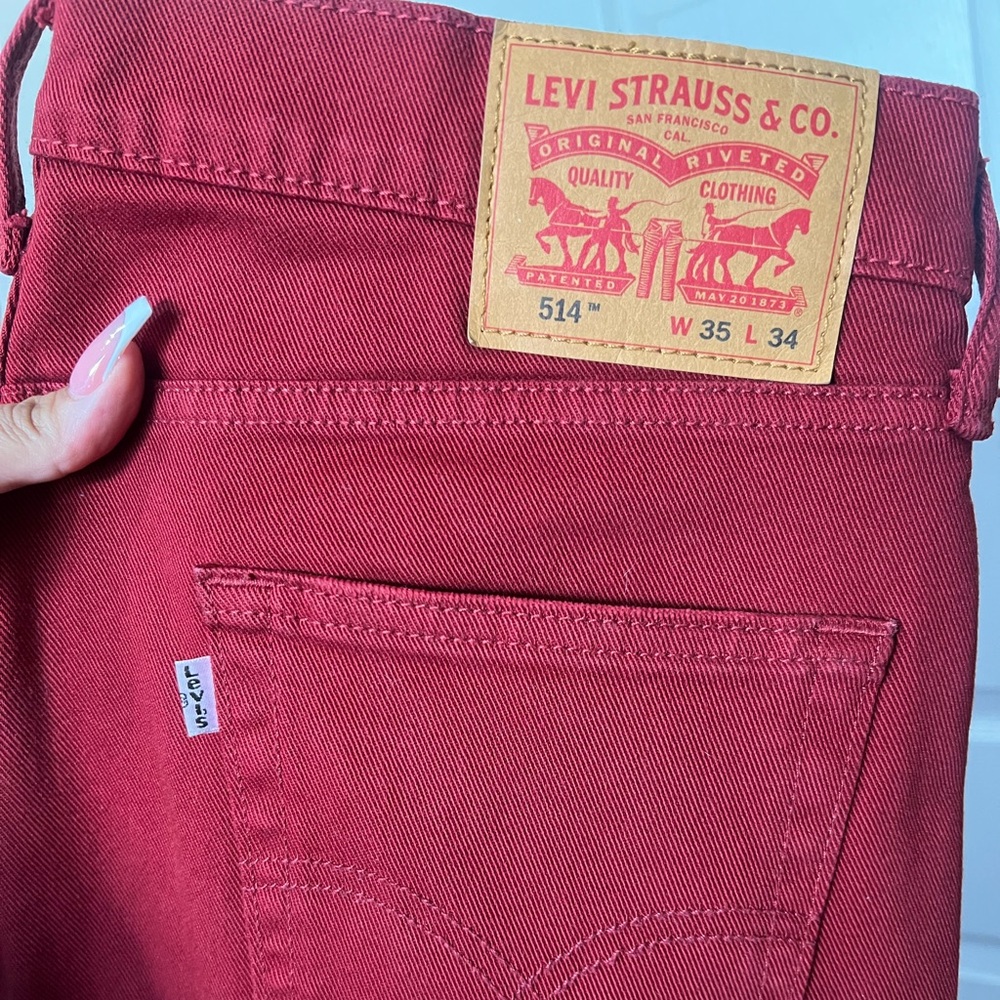Levi's Bold Red Jeans